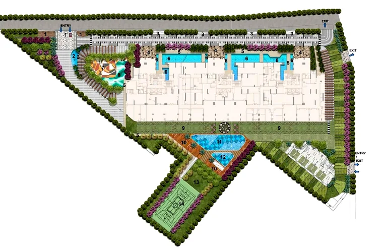 Satya Levante Residences Site Plan